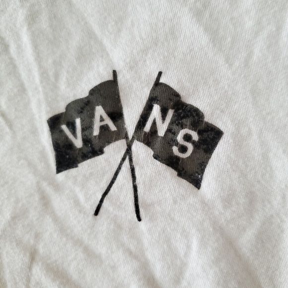 VANS White Tee Shirt - Picture 3 of 8